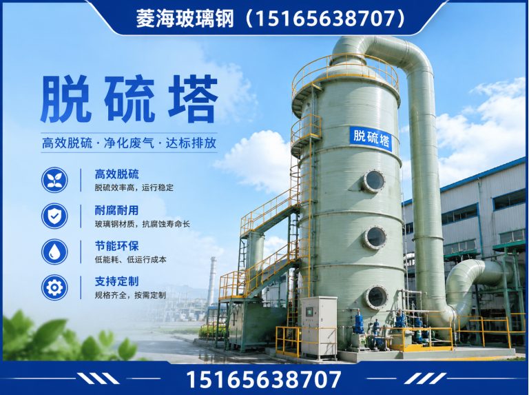 安丘市玻璃钢冷却塔展示图